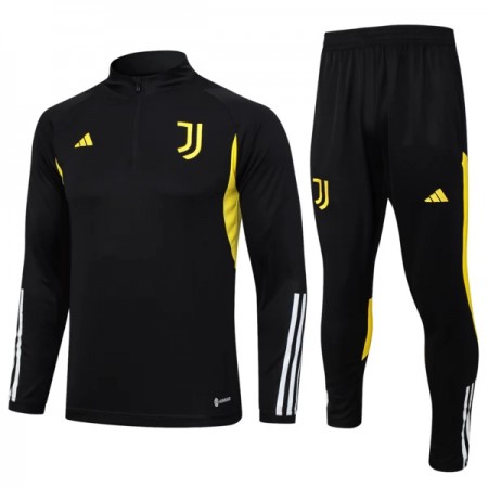 Juventus Quarter Zip Sudadera De Entrenamiento Trajes 2023-24 Negra